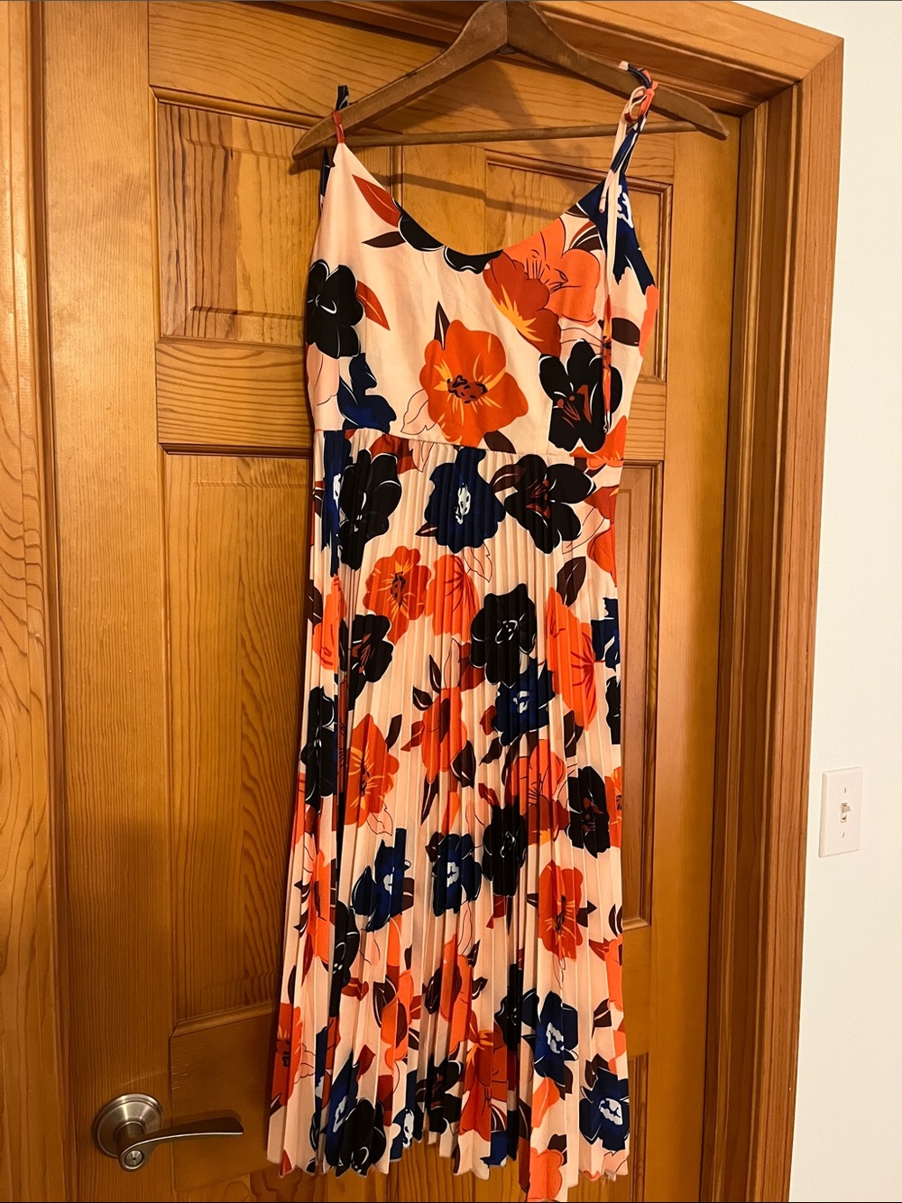 Pleaded Lightweight Summer Tie Strap Dress
